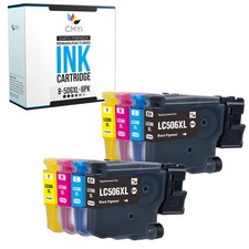 CMYi Compatible Black Color Ink Cartridges Lot fits Brother LC506XL MFC-J4355DW picture