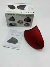 RED - GENERIC PACKAGE INCLUDES: 1 RED WIRELESS VERTICAL ERGONOMIC OPTICAL MOUSE picture