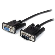 StarTech MXT1001MBK 1m Black Straight Through DB9 RS232 Serial Cable - M/F qty-2 picture