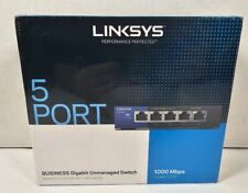 LINKSYS Business Desktop Gigabit Unmanaged Switch 5 Ports LGS105 1000 Mbps picture