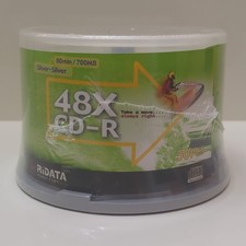 RiDATA 50 Pack CD-R 48X 700MB 80Min Blank Media Spindle - Sealed - Ritek Quality picture