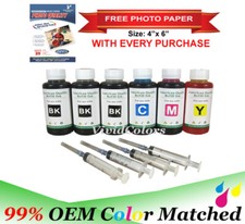 600ml 4-Color Bulk Ink Refill Kit for HP Inkjet Printer Cartridges Total 600ml picture