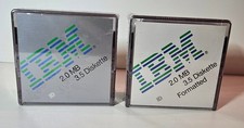 2 Boxes Vintage IBM 2.0 MB 3.5 Inch Diskettes. NEW. SEALED. picture