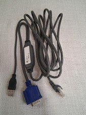 Avocent/Vertiv USBIAC-10 Integrated Access Cable – 10 ft – USB + VGA + RJ45 KVM picture