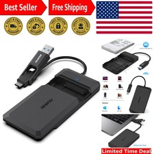 USB Type-C/Type-A 2.5 Inch Hard Drive Enclosure for SSD/HDD Efficient Storage picture