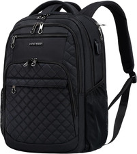 Travel Laptop Backpack 17 Inch Large Computer Backpack Water-Repellent Daypack w picture