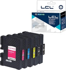 LCL Compatible Ink Cartridge Pigment Replacement for Ricoh GC-41 GC41 GC41K GC41 picture