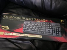 Q Micro Keyboard Slim Cube USB  Multimedia Black New picture