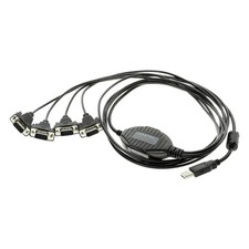 Gearmo 4 Port USB to RS232 Serial Adapter with FTDI Chipset – Supports Win picture