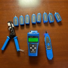 NF-388 Wire Fault Locator Network Cable Tester 8 Remotes Speed Termination Crimp picture