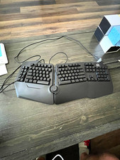 Cloud Nine Split Ergonomic Wired USB Keyboard, Black, English QWERTY Layout picture