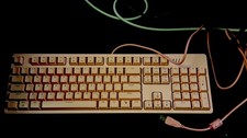 MageGee Mechanical Keyboard Pink White LED USB Wired MK-ARMOR picture