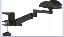 Upgraded Clamp-on Adjustable Armrest Above/Below Table Extension Platform Arm... picture