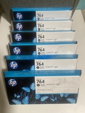 Bundle of 6x HP DesignJet 764 Photo Black 300ml Ink Cartridges, C1Q17A Brand New picture