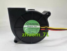 1PC SUNON 5015 B1205PHV1-8AY DC12V 1.6W Turbine small drum fan fan picture