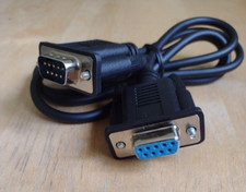 DB-9 RS-232 Male to Female Serial Port Extension Cable Cord 3 Feet Long picture