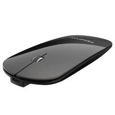 Wireless Bluetooth Mouse, Slim Travel Silent Rechargeable Black picture