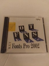 Softkey Key Fonts Pro 2002 CD-ROM For Windows Brand New Factory Sealed picture