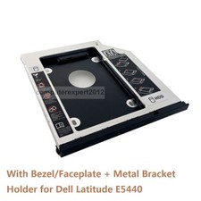 Bezel Bracket 2nd Hard Drive HDD SSD Optical Frame Caddy for Dell Latitude E5440 picture