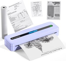 Phomemo M832 Thermal Printer Wireless Inkless Printer or A4 thermal paper LOT picture
