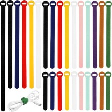150PCS Cable Ties，4+6+8+10 Inch Reusable Cable Management, Multi-Purpose Adjusta picture