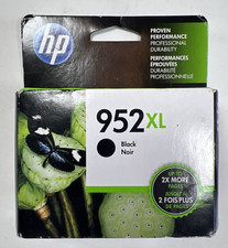 NOS Genuine HP 952XL High Yield Ink Cartridge F6U19AN Black OEM Expires 11/2019 picture