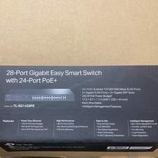 TP-LINK TL-SG1428PE 28 Port Rack Mountable Ethernet Switch picture