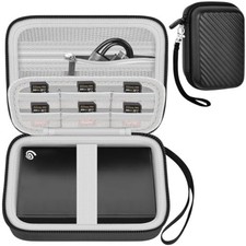 Black EVA Hard Drive Case for Portable Seagate, WD, & Toshiba - Travel Essential picture