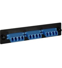 Icc ICFOPL16BK Lgx Adapter Panel, 3 Quad Lc,12f,blue,sm picture
