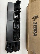 Zebra 5 Slot Charge Only Cradle W/spare Battery Charger W/ Power Supp Mc33 picture