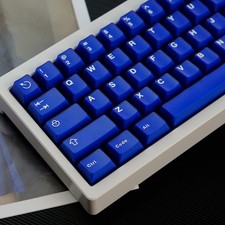 114 Keys Blue Jelly Keycaps Cherry Profile Doubleshot Translucent Keycaps picture