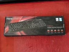 IHome Computer Classic Keyboard New Corded Ih-k301 picture