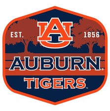 Auburn Tigers Scenic Background Offic. Lic. Sticker/Magnet picture