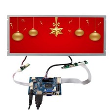 HD VGA AV LCD Controller Board With 12.3inch LQ123K3LG01 1280X480 LCD Screen picture