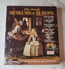 The Great Museums of Europe 2 Disc PC CD-ROM - Brand New Sealed. Ultra Rare picture