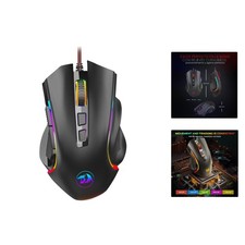M602 Ergonomic RGB Gaming Mouse - 7200 DPI, 9 Programmable Buttons for Gamers picture