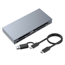 Multi Card Reader USB3.2 Gen2 10Gbps CFexpress Type B/CF/MS/XD/SD/TF Card Reader picture