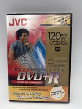 JVC Blank Recordable DVD-R 10 Pack 4.7 GB 1~8x 120 Minutes: Sealed in Tall Cases picture