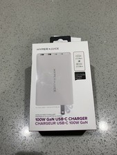 Hyper Juice Power Adapter GaN Charger 100W USB-C & A 4 Ports HJ-GAN100 NIB picture
