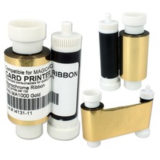 MA1000K Ribbon Gold compatible Magicard Pronto Enduro3E Rio Pro Card -1000Prints picture