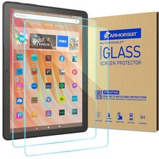 2 PK ArmorSuit Glass Protector Amazon Fire HD 10 / 10 Plus / 10 Kids 2021 -2023 picture
