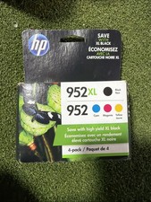 HP 952XL/952 (N9K28AN) Ink Cartridge - 4 Combo Pack. Unopened,  EXP 8/2022 picture