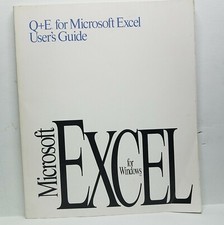 Q+E For Microsoft Excel Users Guide - Microsoft Excel For Windows picture