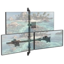 WALI Triple Monitor Wall Mount for 13 to 49 Inch, 3 Up 49