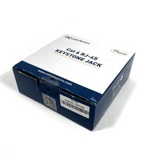 NEW Cable Matters 25-Pack Cat6 RJ-45 Keystone Jack 180005x25-BLU picture