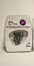 SIIG DP Superspeed USB 2 Port PCLe i/e Factory Sealed picture