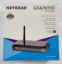 Netgear G54/N150 150 Mbps 4-Port 10/100 Wireless N Router (OPEN BOX BRAND NEW) picture