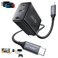 JSAUX 65W Switch Dock with 4K@120Hz HDMI, PD Fast Charging, 65W, Black picture