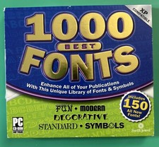 Cosmi 1,000 Best Fonts—New & Sealed picture