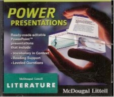 McDougal Littell Literature Grade 8 Power Presentations PC MAC CD PowerPoint picture